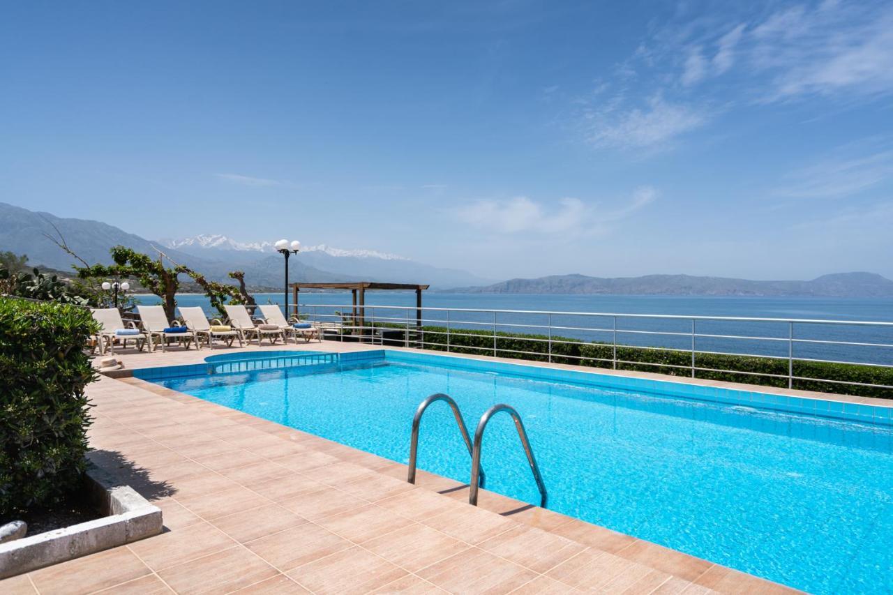 Beachfront Family Villa Katerina With Private Pool, Playground, Bbq & Amazing Sea Views! Petres  Экстерьер фото